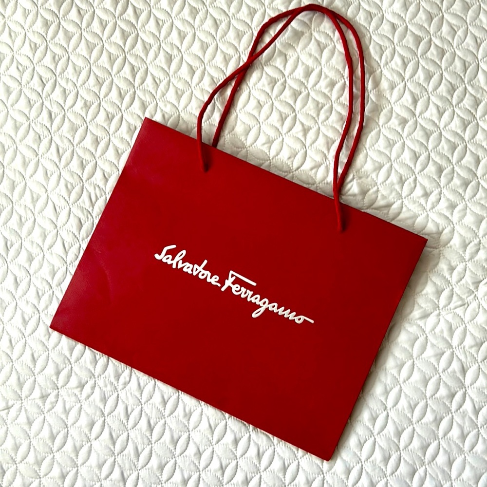 Salvatore Ferragamo paper Gift Bag